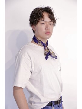 カイノ なんばエキカン店(KAINO) センターニュアンスパーマ