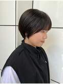 丸みショートで大人可愛い/ショートカット【黒田あさみ】