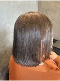 髪質改善ストレートボブ