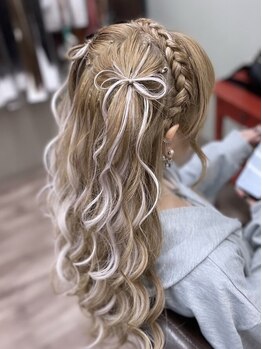 リーフ オレンジ 京橋店(leaf orange)の写真/【京橋3分/エクステ＆ヘアセット専門店】お手頃価格で可愛くなれる！特別な日のセットはお任せください♪