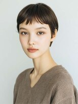 シェル 立川(shell)&nbsp;くびレイヤーエモージュグレージュカラーくびれショート【立川】