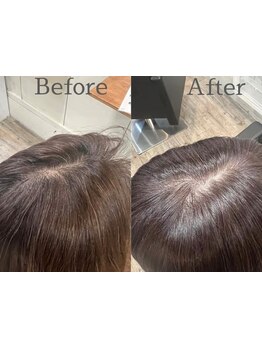 大人女性にオススメ！白髪をしっかりカバーしながらも、明るめの色味もOK◎ぜひご相談ください！