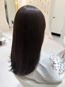 トワ 仙台店(toi) 【韓国・レイヤー】髪質改善　オリーブブラウン【菊池ムサシ】