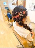ロングヘアアレンジ