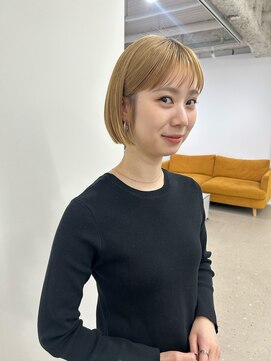 ノウハウ タニマチ(KNOWHOW tanimachi) 乾かすだけまとまる切りっぱなしボブ
