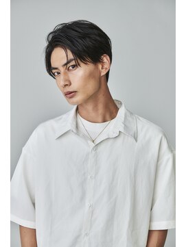 ロンドオム 池袋(Lond Homme) men's/メンズ/刈り上げセンターパート/フェザーパーマ/池袋