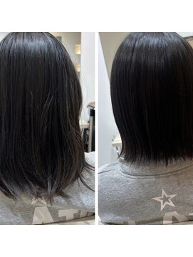 【髪質改善x縮毛矯正】SILKストレート