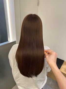 ジーナ 船橋(Zina) 髪質改善＊ロングレイヤーグレーベージュ＊美髪【Zina船橋】