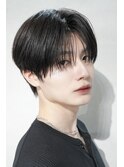 メンズカットメンズヘアシースルーマッシュダウンパーマ
