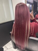 ヘアーデザイン ジェルム(Hair Design germe)&nbsp;プルエクステパステルパープル×インナー #しのだスペシャル