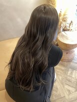 ラヴィズム 松崎店(LUVISM)&nbsp;韓国/顔周りレイヤー/おくれ毛/ベージュ/ダブルカラー/東区/松崎