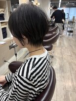 シャンプーボーイ 佐賀(SHAMPOO BOY)&nbsp;大人ショートボブ丸みショートカットマッシュショート前髪あり