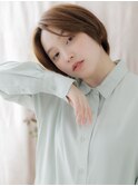 センターパート小顔ショートカットレイヤーc7志木20代30代40代