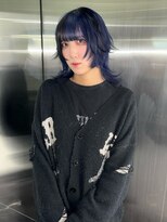 ニューワン バイ ネイバー 立川(Newone by neighbor)&nbsp;デザインカラーウルフカット