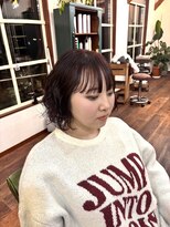 チェリーコークガーデン(CHERRYCOKEGARDEN)&nbsp;ボブパーマ×チェリーレッド