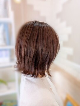 ヘアーズファイン(hair's fine) 夏カラー◎髪質改善くびれウルフレイヤー×ミルクティーベージュ