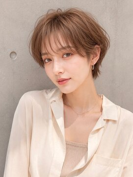 ノア(NOA) 【NOA】耳かけ丸みショートシアーベージュ