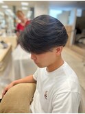 ニュアンスパーマメンズパーマメンズ毛流れパーマフェザーパーマ