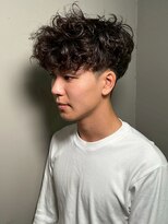 リッチブランドアンドコー 守口店(Rich Brand&Co) スペインカール ハイライトカラー メンズカット メンズパーマ
