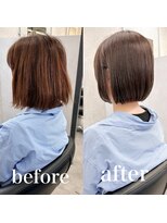 ヘアサロン ドットプラス 町田店(dot. plus)&nbsp;【市井友佳子】地毛風ストレート/ストンボブ/朝らくボブ