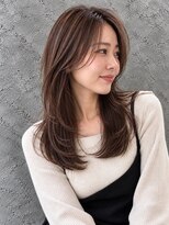 ラベルムバイエーケー(La Belleme by AK) 顔まわりレイヤー×アッシュグレージュ