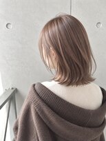 ネオリーブ ロア 鶴川店(NEOLIVE ROA) くびれミディアム×透明感ピンクベージュ