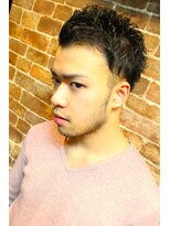 ヒロギンザ 浜松町店(HIRO GINZA) ツーブロックビジネスショートレイヤーかき上げコンマヘア