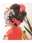 日本髪アレンジ七五三ヘア