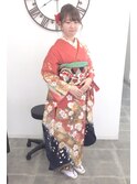横浜市戸塚★着付けヘアセット、結婚式、成人式、卒業式、七五三