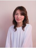 パーマで簡単アレンジ♪