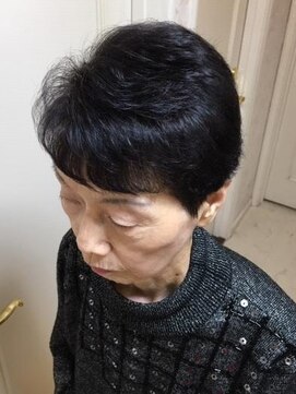 美容室 ティンカーベル 80代のお洒落ショートヘア