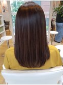手触りツルツルさらさらストレートヘア