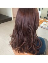 ミミ ヘアーサロン(Mimi)&nbsp;ピンクブラウンカラー