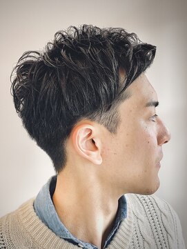 リム(RiM...) 【ビジネススタイル】2ブロック × パーマ 出来る男の新スタイル