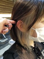 ユーアールキャッスル(UR CASTLE) インナーカラー ホワイトグレー