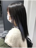 コントラストインナーカラー  ホワイトアッシュ
