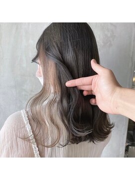 サクラ オモテサンドウ(SAKURA) イヤリングカラー インナーカラーベージュ