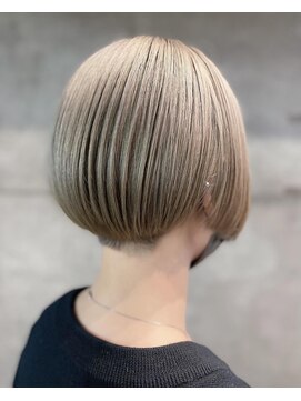 グランアージュ 池袋東口店(grandage) ハイトーンシルキーベージュー/前髪なしマッシュショート 池袋