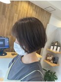グレージュショートボブ