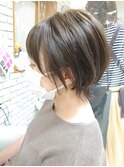 ショートウルフ☆オリーブベージュ