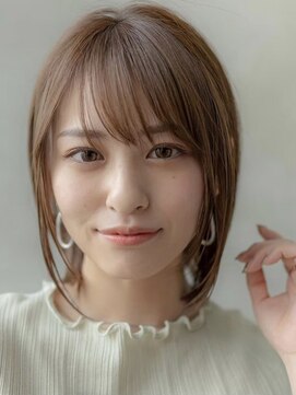 ドットハリス(.Hallis) 大人可愛い前髪/ミディアム/ボブ/20代30代/原宿/表参道