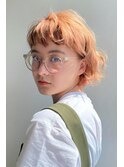 個性派オン眉ショート