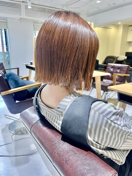 アーティクル(Article) 【Article二子玉川】20代30代40代ピンクベージュ大人ミニボブ