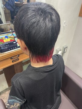 ロア 福岡天神本店(LORE) レッド裾カラー