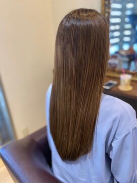 ヘアーズロー(hair's LOWE) 【 hair's LOWE 】サラツヤストレートロング/ベージュ/ツヤ髪