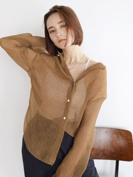 ミリー 梅田店(milly) 似合わせカットアースカラーカールボブ結べるボブ【milly梅田】