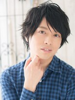 モッズヘアメン 札幌月寒店(mod's hair men)&nbsp;暗髪&無造作ニュアンスパーマのウルフこなれヘアm札幌月寒