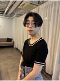 ハイライト20代30代大人可愛いハンサムショート