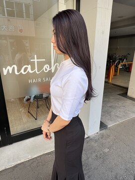 マトフ(matohu) グレーパープル