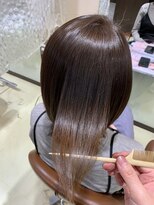 アズール 草加(azule)&nbsp;髪質改善カラー　ミディアム　ベージュブラウン